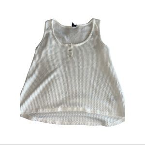 Women’s waffle tank top